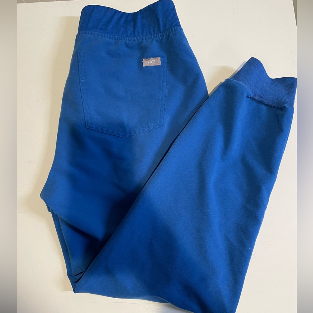 Figs royal blue joggers